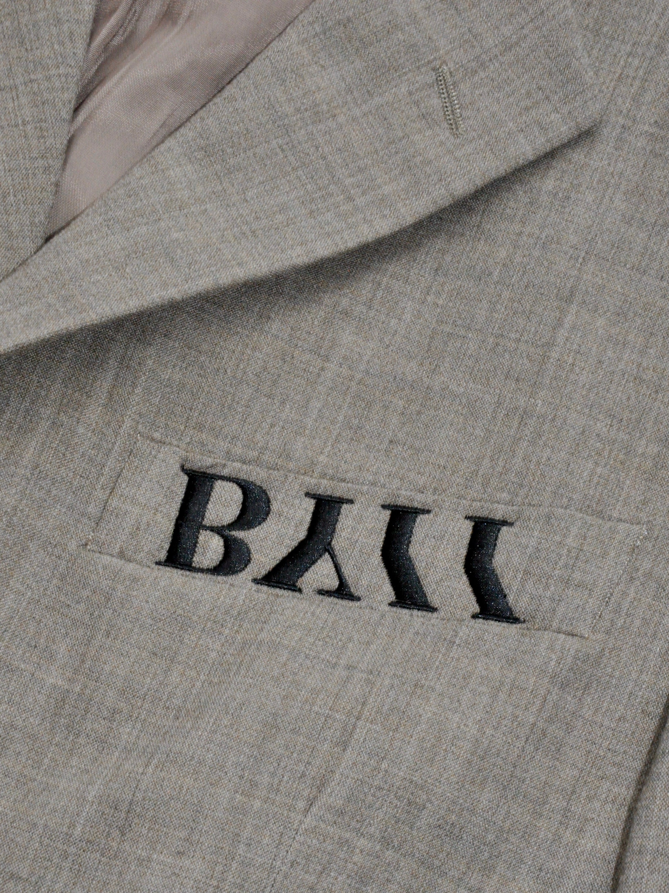 Reimagined Embroidered Logo Blazer - Olive Brown