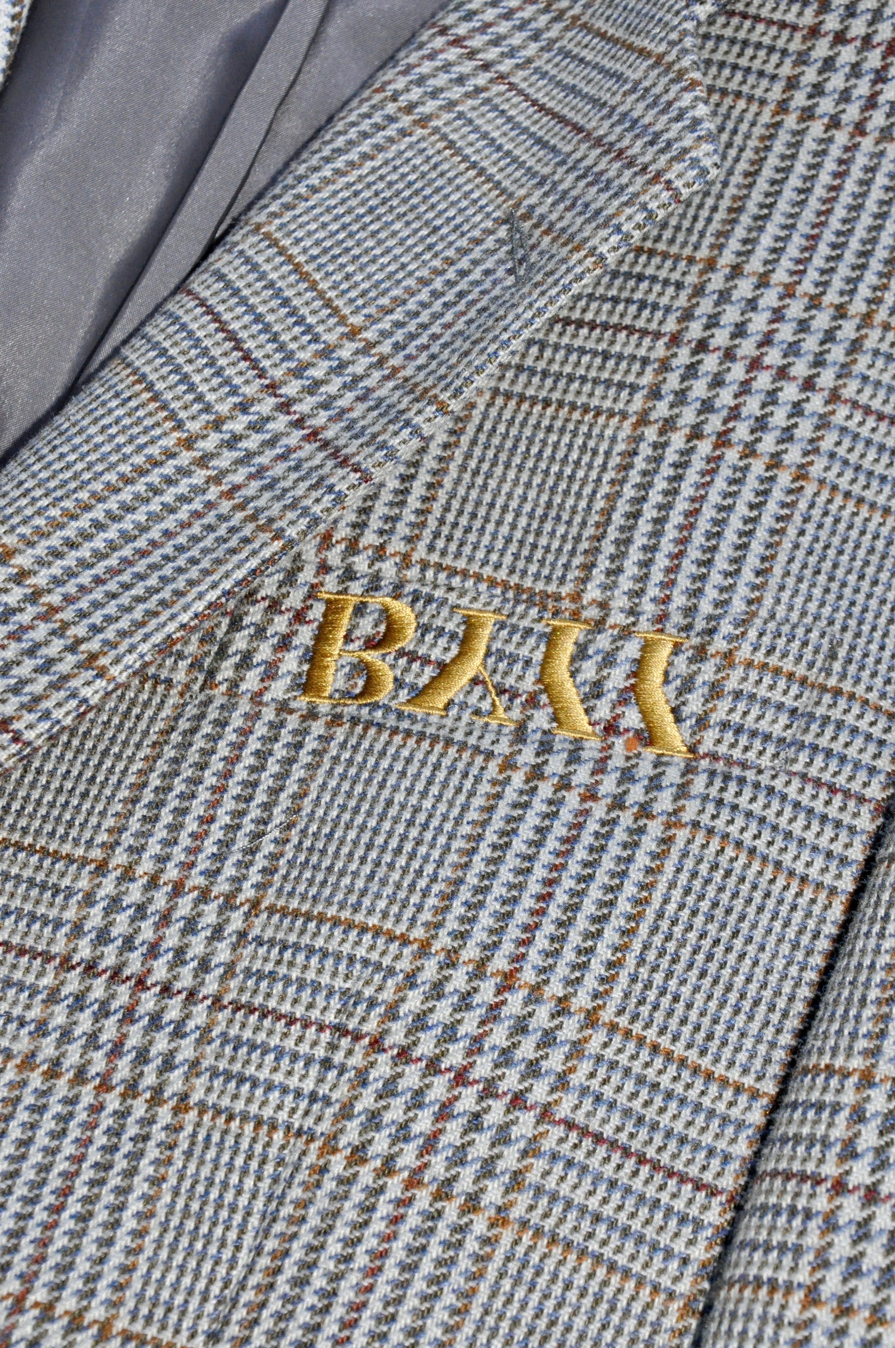 Reimagined Embroidered Logo Blazer - Tweed Check
