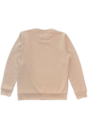 BY11 Organic Cotton Embroidered  Easy Fit Sweatshirt - Natural