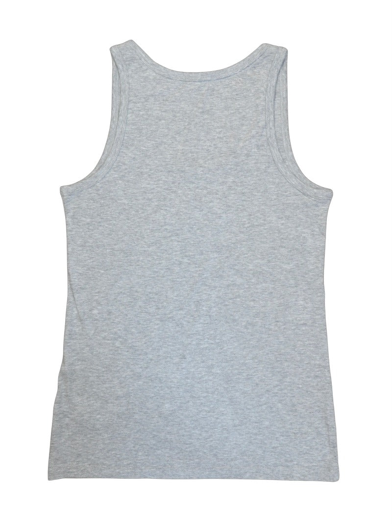 BY11 x Intangible Objects Organic Embroidered Tank - Grey