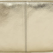 Gold Leather Multi Section Purse