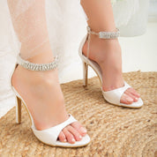 Layla - White Wedding Shoes