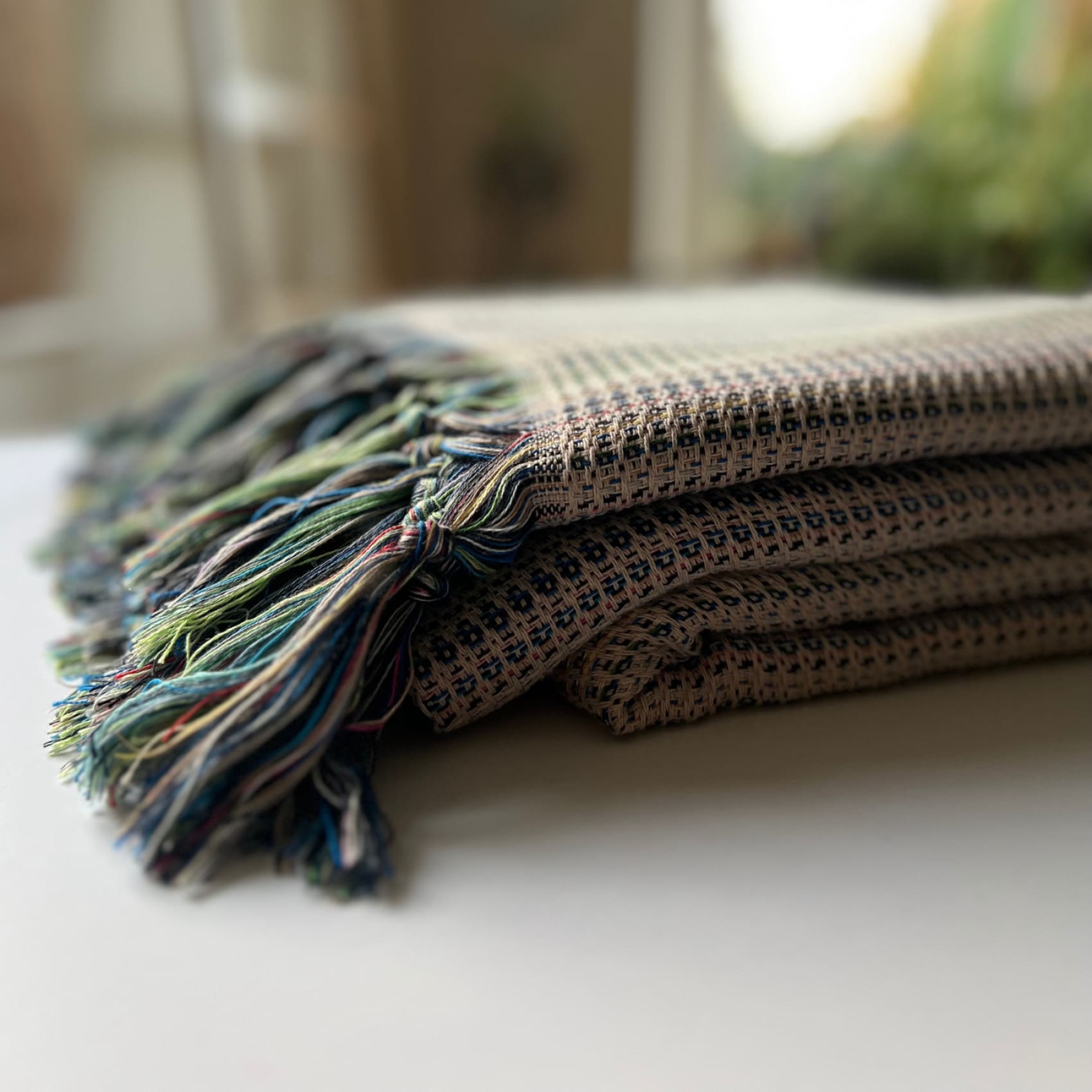 Lale Seasons  - Hand Loomed Cotton Blanket