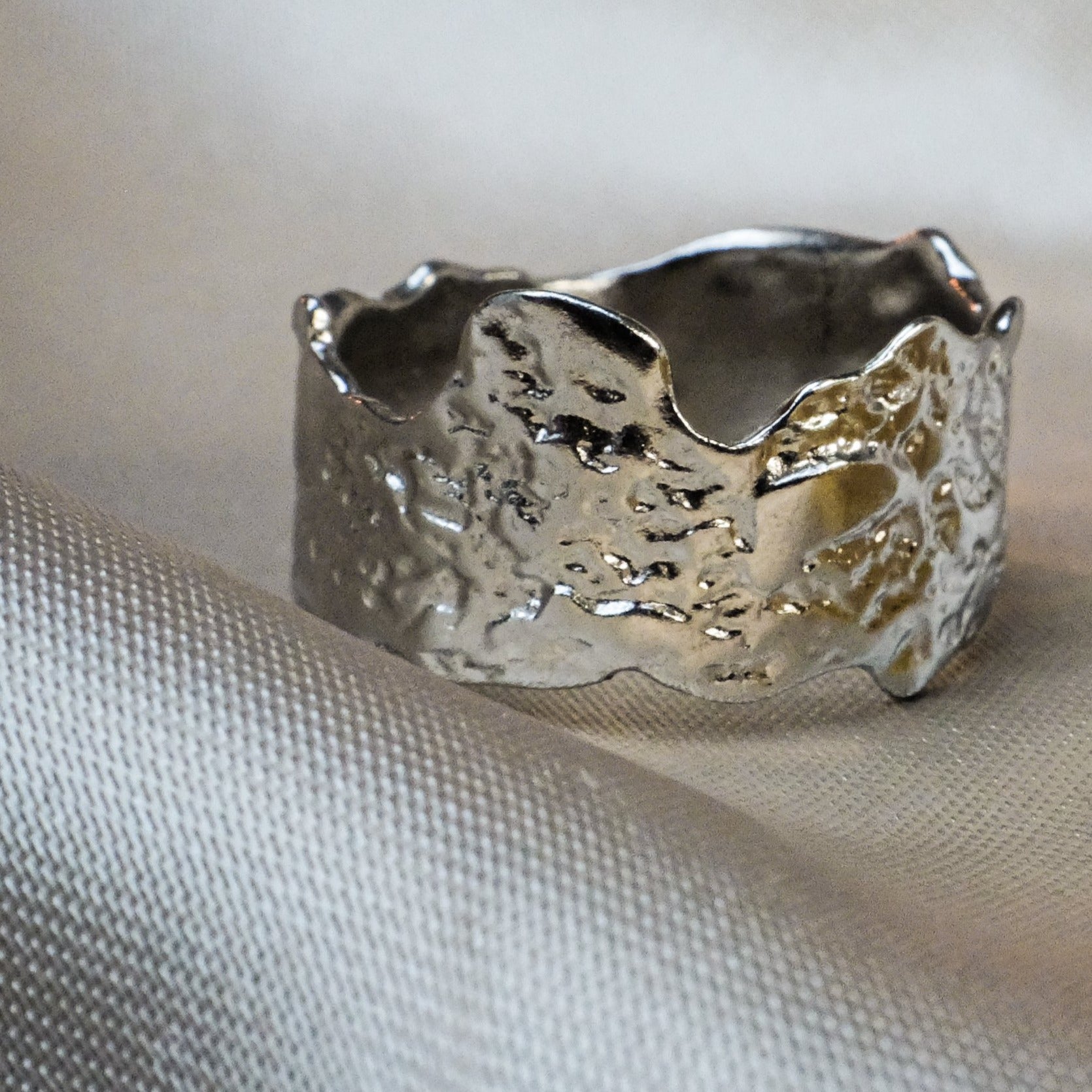 Lava Ring- Silver