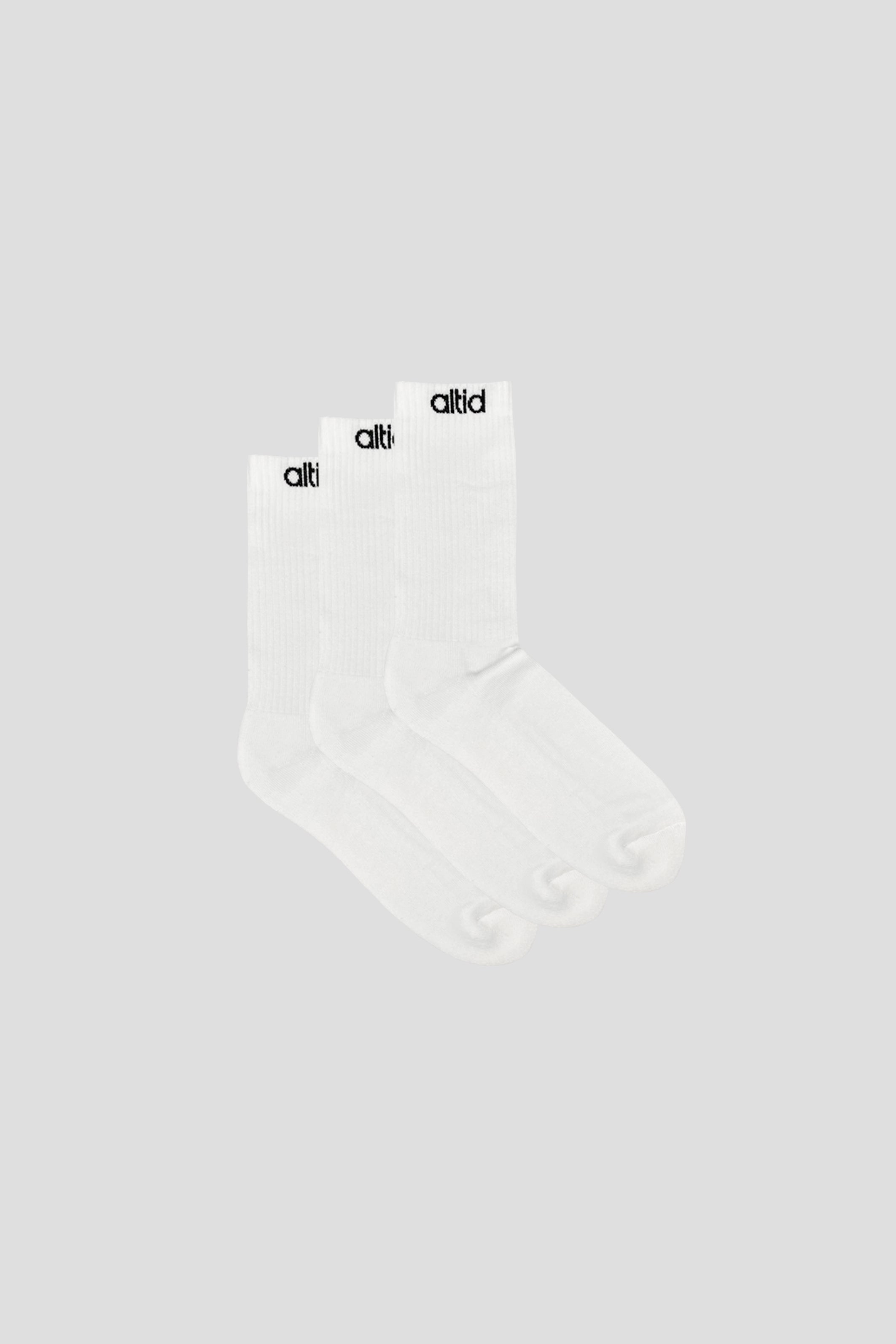 three pack altid logo socks