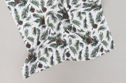 SET OF TWO PINE CONE SPRUCE COTTON NAPKINS