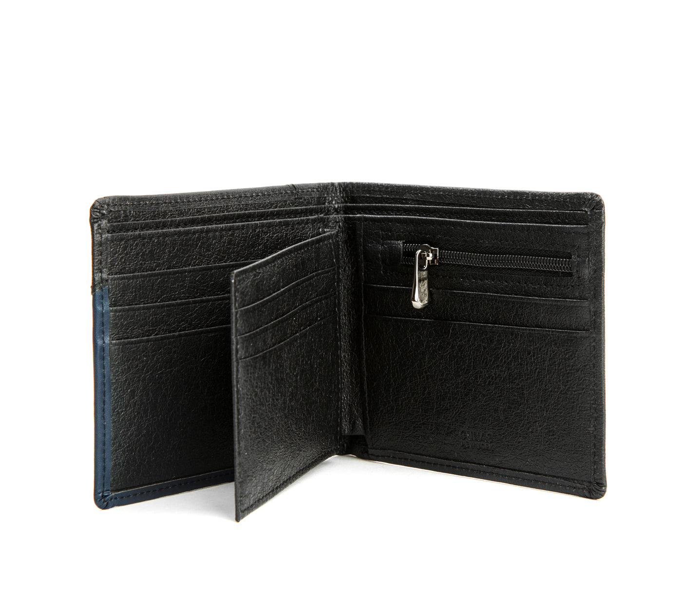 Woody - Blue Vegan Leather Wallet for Men
