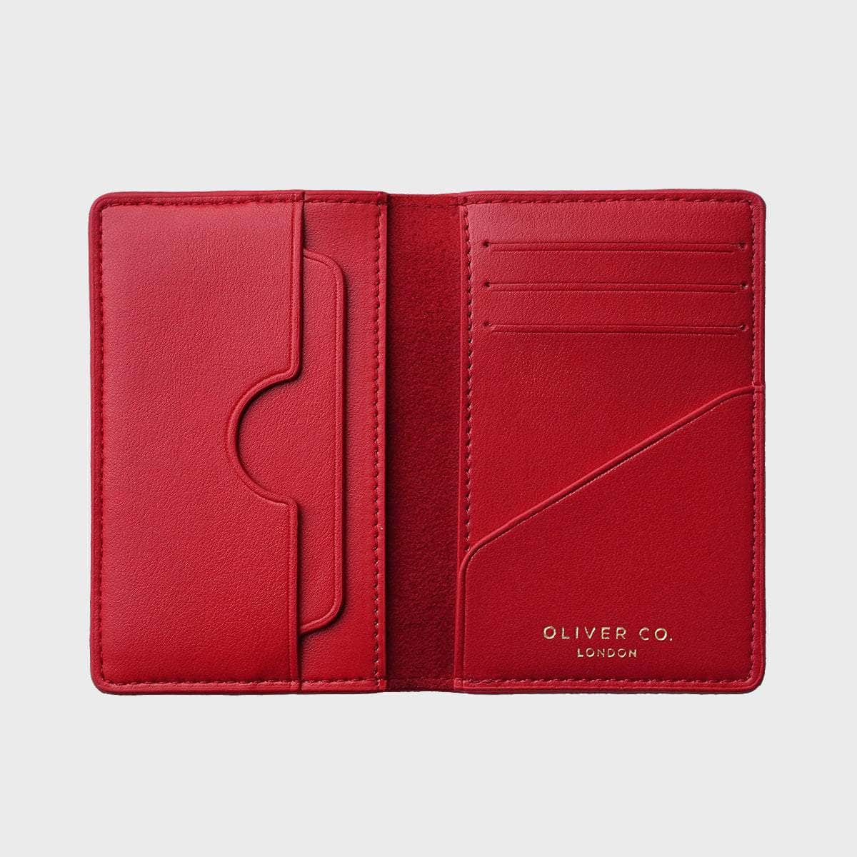 RFID Premium Compact Wallet Red