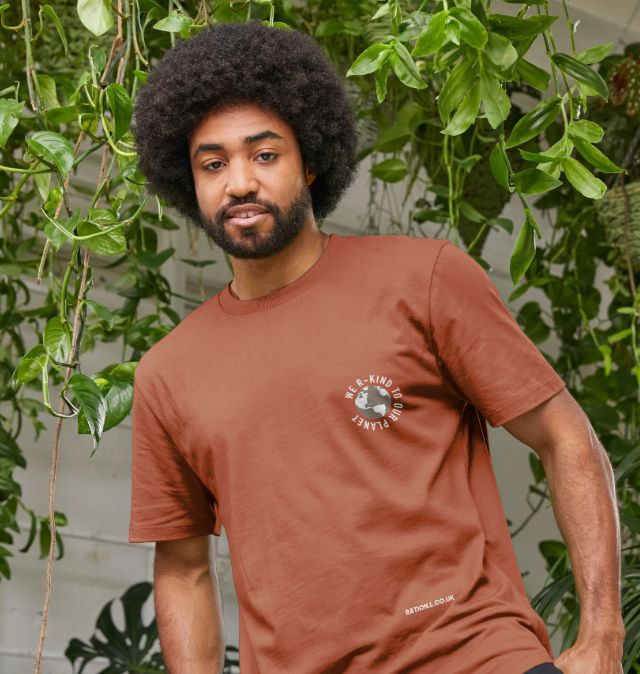 R Kind Organic T-Shirt - Rust