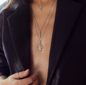 Goddess Selena Necklace- Silver
