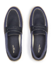 Recycled Espadrille Penny Loafers