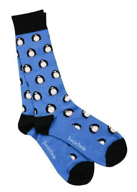  US 8-12) Penguin Bamboo Socks