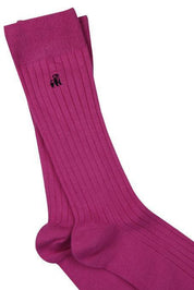 Swole Panda Socks UK 7-11 (US 8-12 / EU 40-47) Rich Pink Bamboo Socks