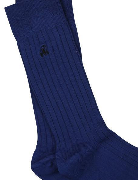  EU 37-40) Royal Blue Bamboo Socks