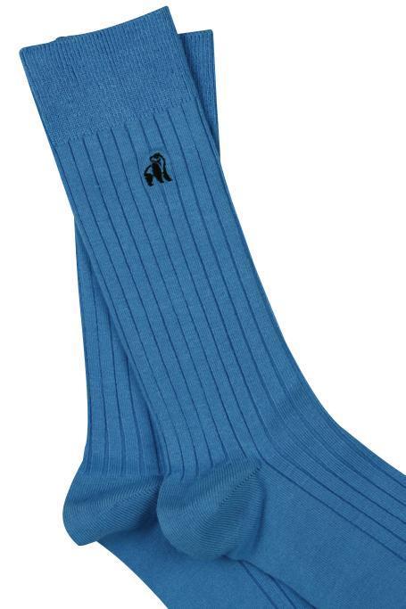 Swole Panda Socks UK 7-11 (US 8-12 / EU 40-47) Sky Blue Bamboo Socks