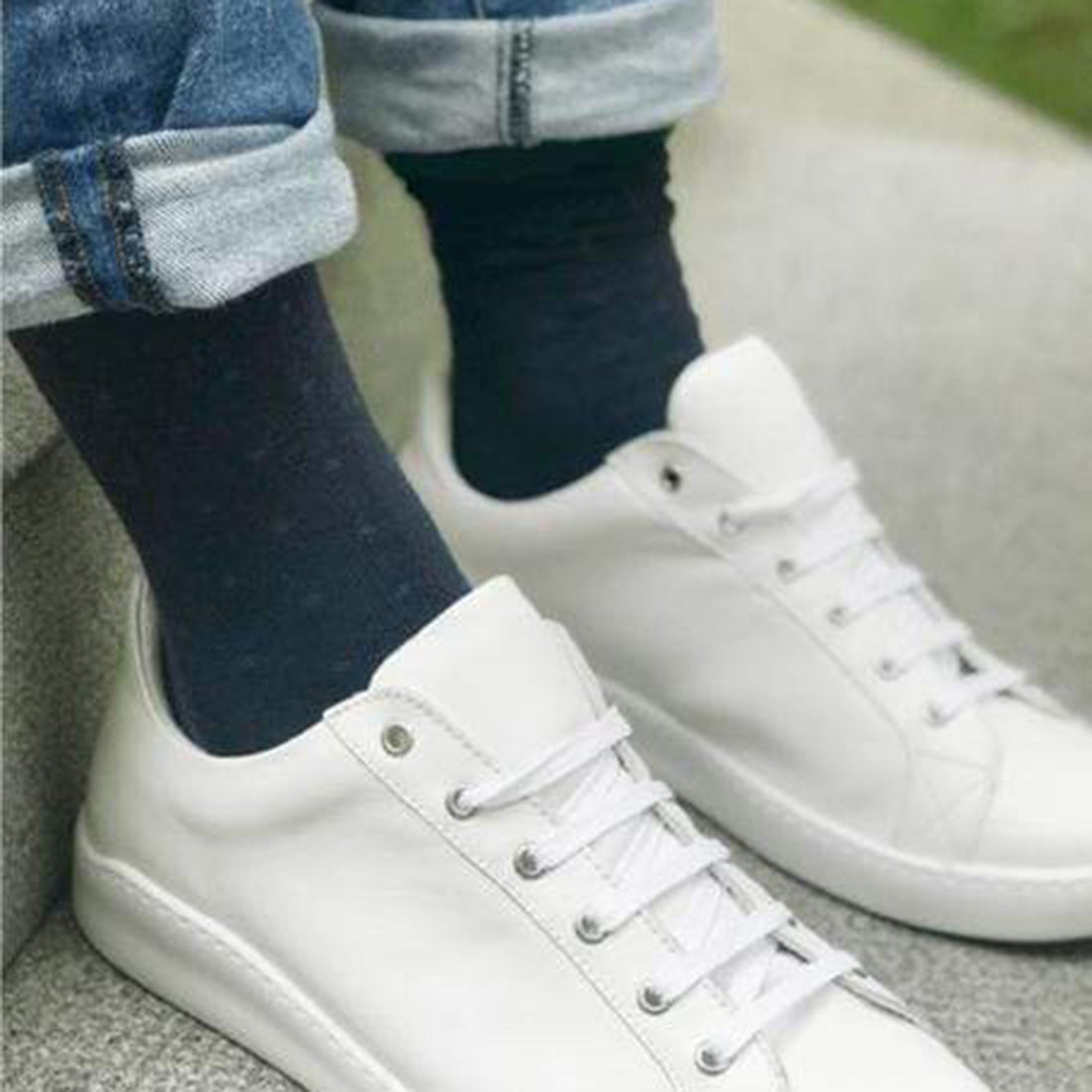 socks-spotted-navy-bamboo-socks-comfort-cuff-2.jpg