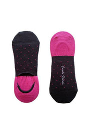 Swole Panda Socks UK 7-11 (US 8-12 / EU 40-47) Spotted Pink "No-Show" Bamboo Socks