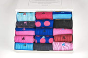 Swole Panda Socks Colour coded Ultimate Style Sock Box - 15 Pairs of Bamboo Socks