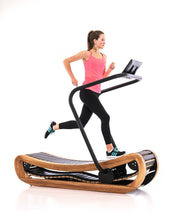 NOHrD Sprintbok Curved Manual Treadmill Cherry