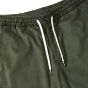 Cord Drawstring Shorts - Dark Olive