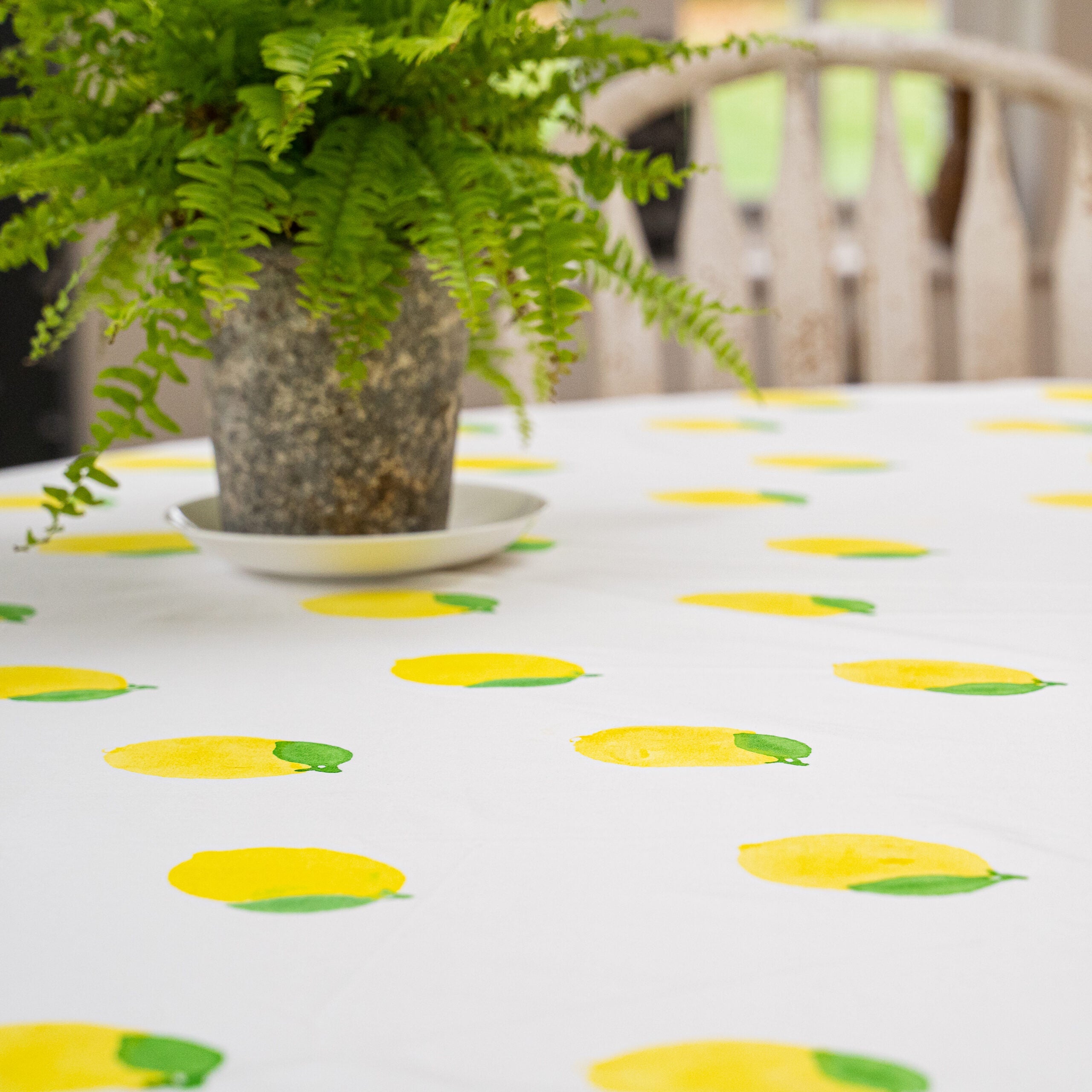 Livvy B Lemon Table Cloths