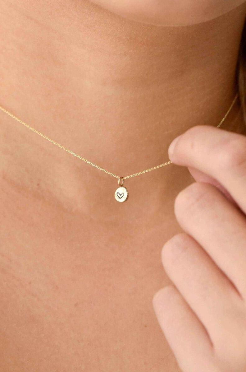 9ct Gold Tiny Heart Necklace