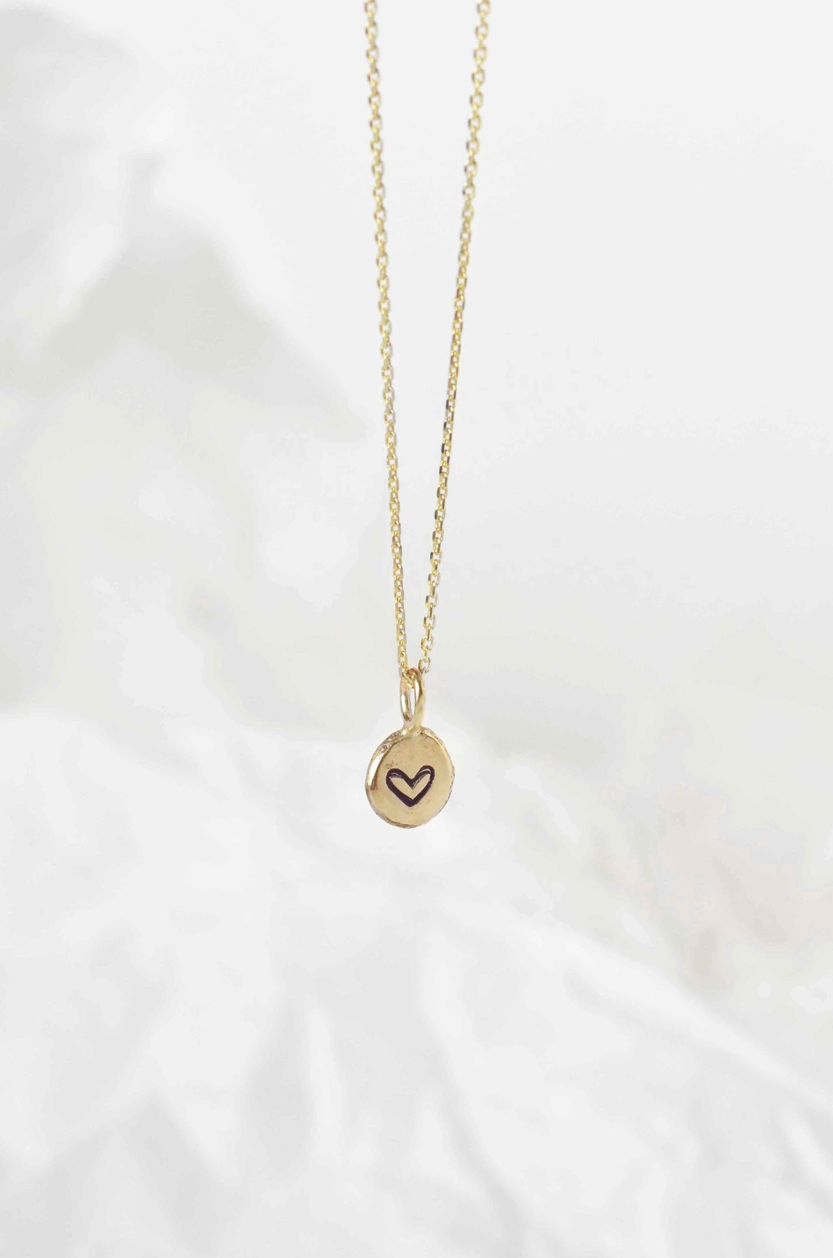 9ct Gold Tiny Heart Necklace
