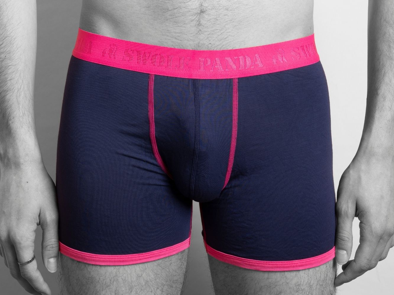 Bamboo Boxers 2 Pack - Pink / Navy & Sharks