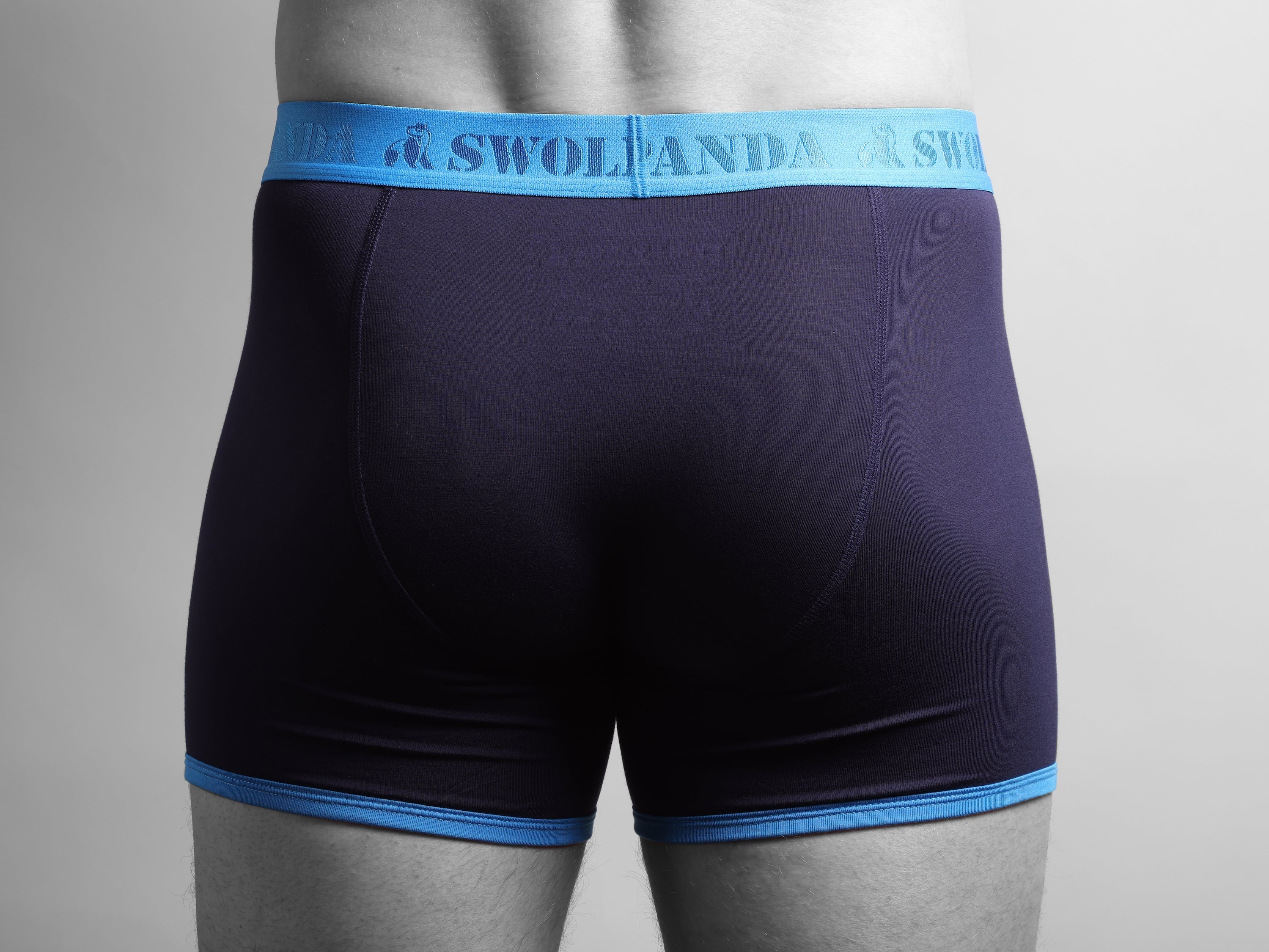 Bamboo Boxers - Navy / Blue Band