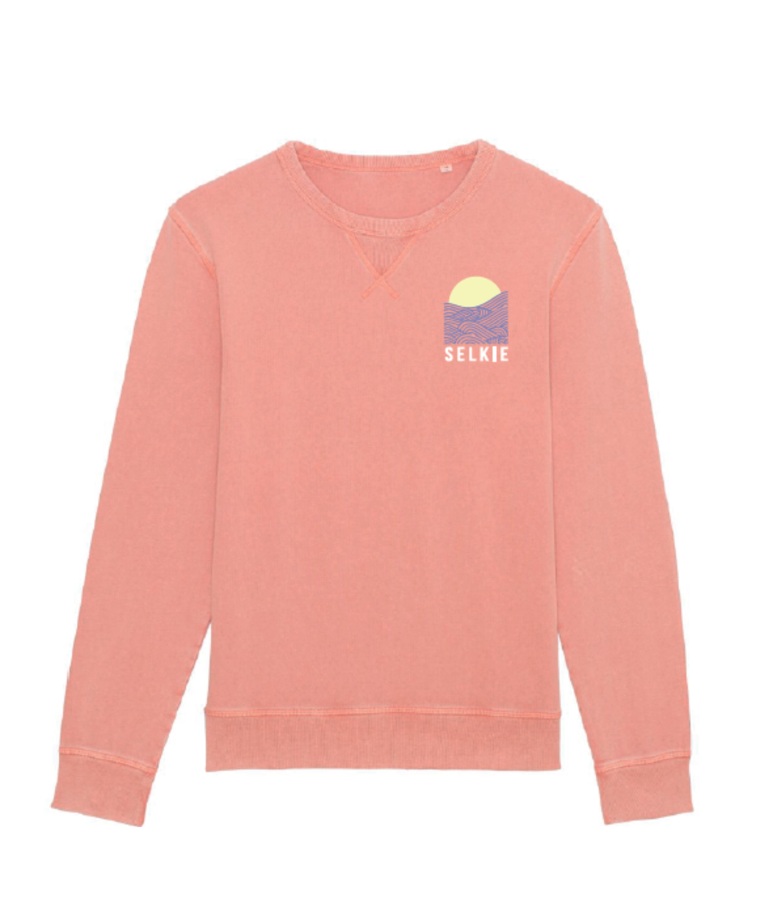 Unisex Sweatshirt in Summer Vintage Peach