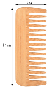 WIDE TOOTH BAMBOO COMB